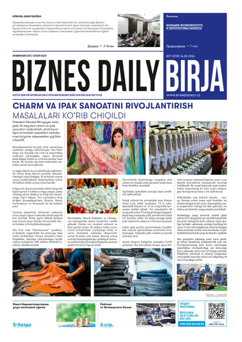газета Biznes Daily Birja   №37, 13.05.2024