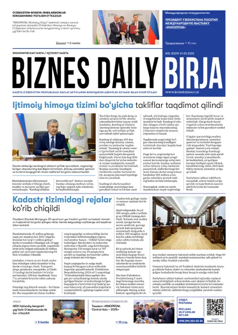 газета Biznes Daily Birja   №35, 30.04.2025