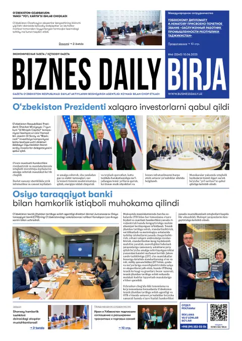 газета Biznes Daily Birja   №46, 10.06.2025
